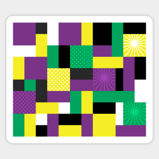 Mardi Gras Block Party Sticker